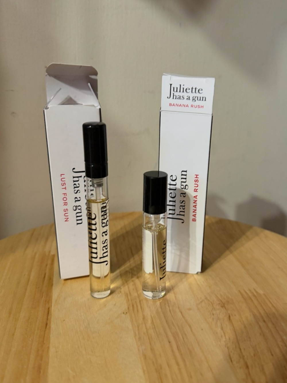 Juliette Has a Gun Lust for Sun and Banana Rush two mini travel sizes NWT